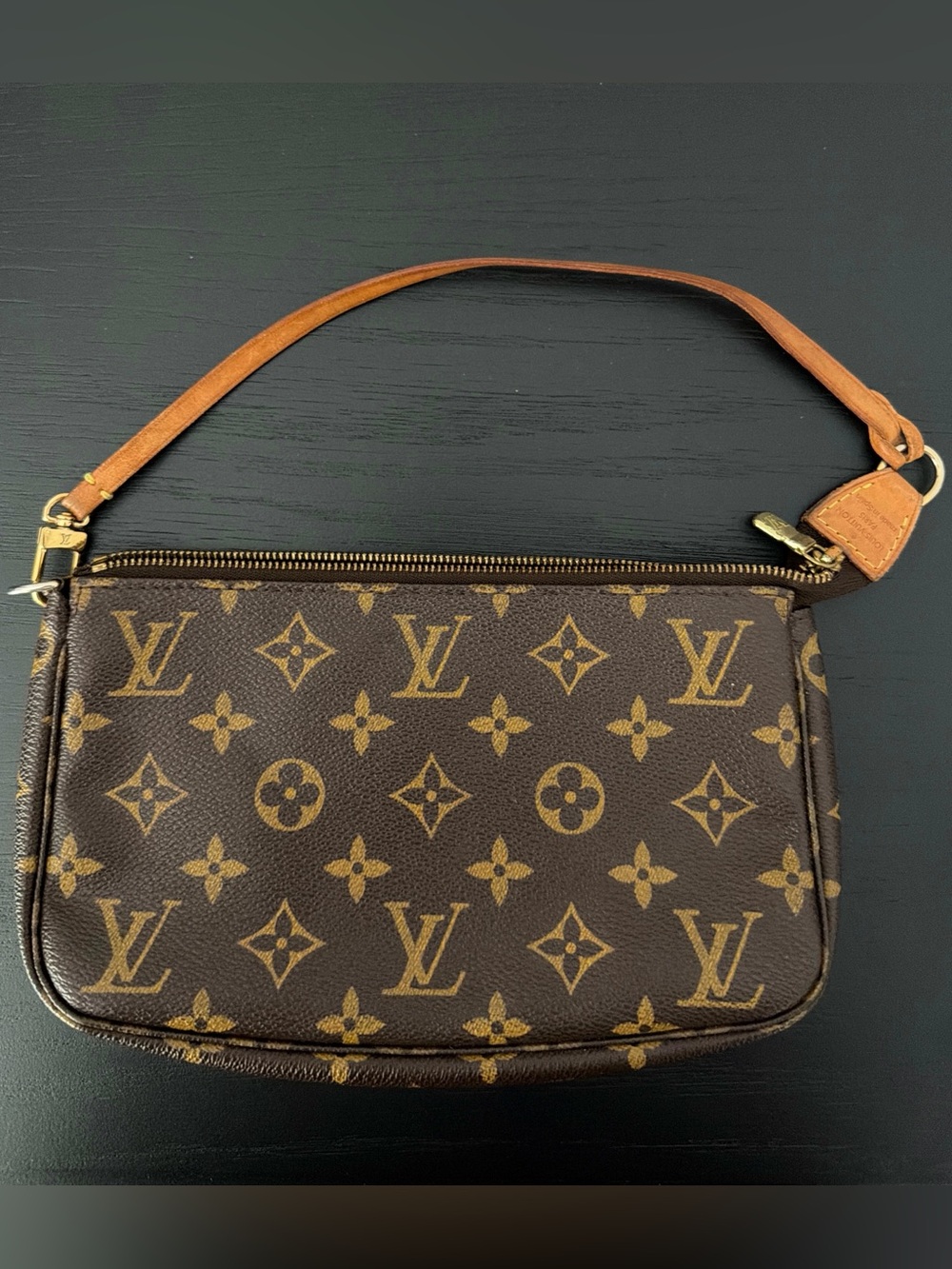 ⁠Authentic Louis Vuitton Vintage Monogram Pochette Accessoires Shoulder Bag⁠ - Picture 4 of 4
